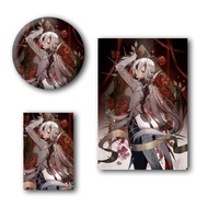 Genshin Impact/Arlecchino/Genshin Arlecchino Badge Pendant Fancy Postcard Photocard/Jhgc