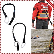 leipupa Safety Lanyard Outdoor Climbing Harness Belt Lanyard Fall Arrest Rope With Large Carabineer 