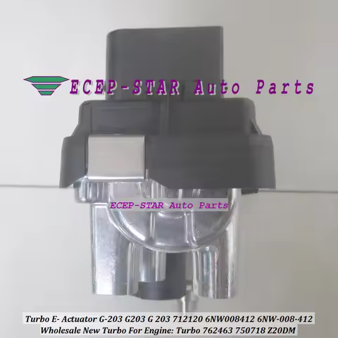 Turbo Electronic Actuator Electric Wastegate Actuator G203 G-203 712120 6NW008412 6NW-008-412 6NW 00