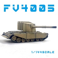 Tank World Handheld War 1/144 FV4005 Main War Tank Finished Product Model Box Egg Ready Stock GGBF