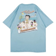 THANKSINSOMNIA BABY BLUE T-SHIRT BETTY BOOP THXNSMN