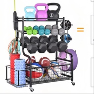Foam Roller Storage Rack Yoga Mat Basketball Sports Storage Rack Supplies Gym Sports Storage Dumbbel