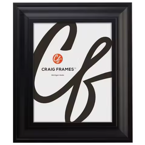 16x20 Picture Frame, Traditional Matte 2 Inch MDF Moulding