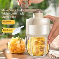 Manual ice shaver, ice blender, ice shaving tool，Homemade shaved ice, easy to make smoothie.