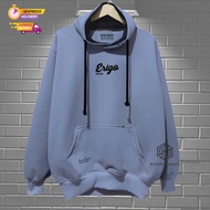 LOKAL Premium Men's Hoodie in Grey Paralon Thick Cotton Jacket Original Distro Latest and Oversize U