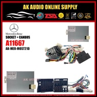 Mercedes Benz C-Class W204 / C200 2007 - 2010 ( Interface Box ) Power Harness For Android Player Mon