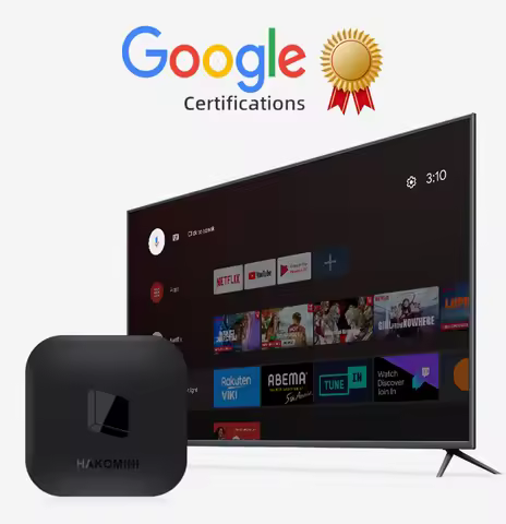 Genuine Google Certificate Android TV OS Android TV Box HAKOMiNi 5G WIFI 1000M Ethernet 4K Youtube C