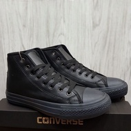 CONVERSE CHUCK TAYLOR HIGH CUT LEATHER ALL BLACK