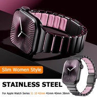 Magnetic Stainless Steel Watch Strap for Apple Watch Series 11 10 42mm for iWatch 9 8 7 6 5 4 se 3 4
