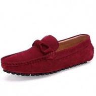 Men soft Moccasin driving loafers faux suede leather boat shoes casual shoe