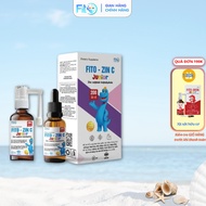 Xịt Kẽm Hữu Cơ ZinC Fito Junior Giúp Bé Ăn Ngon Tăng Hấp Thu Giảm Ốm Vặt Lọ 30ml