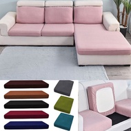 Upgrade L Shape Sofa Cover 1/2/3/4 Seater  Corn Velvet Combination Sofa Cushion Cover Solid Color Lazy Sofa Cover Four Seasons General Single and Double Combination