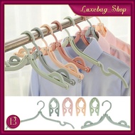 GANTUNGAN LB - Portable Folding Travel Hanger Multipurpose Folding Clothes Hanger Magic hanger Multi
