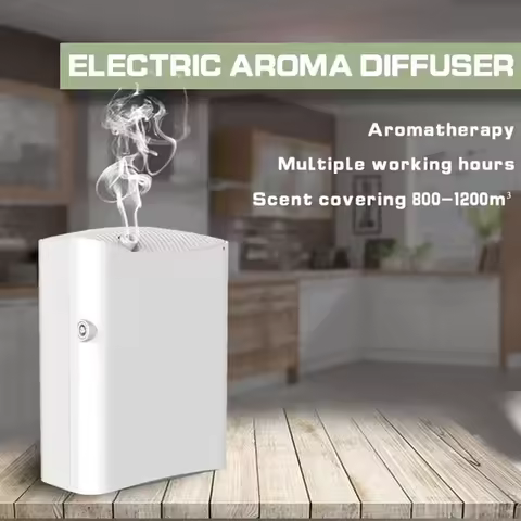 1200m³ Room Fragrance Perfume Electric Aroma Diffuser Smell for Home Flavoring Air Freshener Hvac Ar