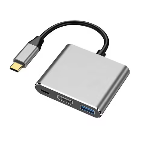 3-In-1 USB C Type C Multi-function Hub To USB-C PD HDMI USB 3.0 Adapter Converter Cable 3 In 1 Hub