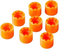 Brooks Life Sciences 68-53100-Z2N Fluid Sample Storage External Thread Tube Screw Caps, Red (Pack of