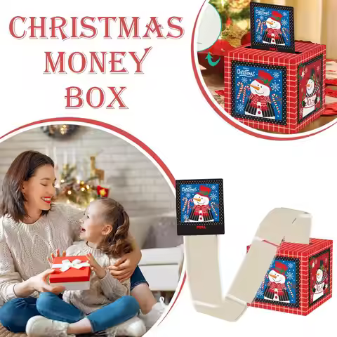 Christmas Creative Cash Withdrawal Box Christmas Party Christmas Socks Filling Mystery Gift Box Chri