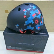 Helm Sepeda BMX Batok Polygon Pixel