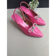 Women's ribbon heels with 3cm heels
