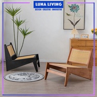 Nordic Rattan Reclining Chair | Lying Lazy Chair |  Home Balcony Leisure Dining Chair