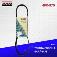Bando Belt for Toyota Corolla 4AF, 4AFE ( 4PK870 )