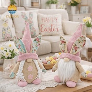 LARGLO Easter Bunny Gnome, Polyester Cartoon Gnome Faceless Plush Doll, Faceless Stuffed Doll Facele