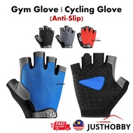 [MSIA STOCK] Bicycle Gloves Breathable Motorcycle glove Half-finger Gloves gym glove Weightlifting g