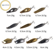 ziyunshan Lua Sequins Gold Silver Lure Flat Vibration Double Curved Metal Iron Plate Flat Vibration Horse Mouth Sequins Lead Fish Warbler White Stripe Fake Bait sg