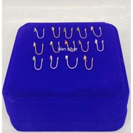 925 SILVER FASHION EARRINGS WITH GOLD PLATED 925 silver earring gold earring