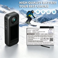 Cameron Sino 3.85V 1350mAh Replacement Camera Battery AKB01-1350 for AKASO Weatherproof 360 Action C
