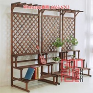 竹木系 直角植物攀藤架 / 攀爬架 + 花架 + 梯級盆栽層架 Bamboo/ Wooden Pot Stand/Rack/Plant Climbing Frame 靈活置物 合適花園/陽台/露台/天