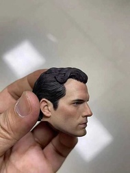 In 1/6 Henry Cavill Head Sculpt PVC Male Soldier Head Carving Fit 12'' Action Figure 12''