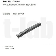 [USED PARTS] U196-78c06 : Hose, Ribbed 7mm D. 6L / 4.8cm