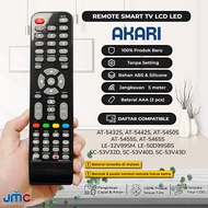 Remote Remot TV LCD LED Smart TV Akari RC-9920AS
