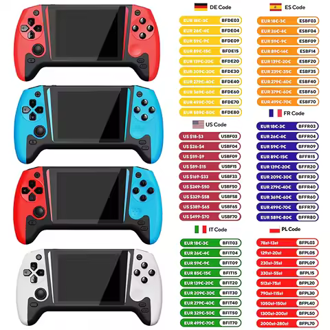 new version Q21 arcade retro gaming console 3.5inch classic games hand held Emulator mini video game