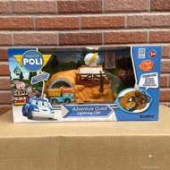 【Ready Stock】robocar poli toys car original setSilverlit silverlit Deformed Police Car Polly Slope S