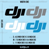 DJI LOGO DRONE PHANTOM MAVIC vinyl sticker cutting