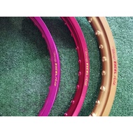 【Ready Stock】✕EXCEL TAKASAGO ASIAN RIM 1.2 1.4 RED/GOLD/PINK (PAIR)