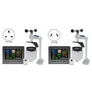 Wi-Fi Weather Station with Remote Monitoring Display Wind Speed Weather Temperature Humidity Data