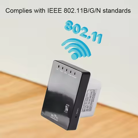 PIX-LINK WR02 300Mbps Mini Wireless-N Router AP/Repeater Mode 2.4G WiFi Extender WPS One-Key Setup W