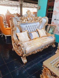 SOFA RUANG TAMU MEWAH JEPARA TERBARU SET 321 JUMBO, KURSI TAMU MEWAH JATI JEPARA MODERN ELAGAN