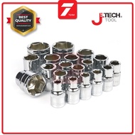 JETECH 1/2" CR-V BOX SOCKET WRENCH 6 POINT AND 12 POINT