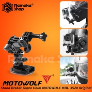 Motowolf Bracket Bracket Gopro Mounting Action Cam Camera Motorcycle Helmet Mount Gopro Holder