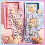 TELADO Journal Grid Notebook Weeks Planner Gift Box PU Leather Notebook with free stickers