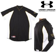 貳拾肆棒球--日本帶回限定款UA Under Armour baseball pro model  金標短袖練習衣