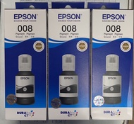 Epson 008 BK น้ำหมึกเติมแบบขวด สีดำ ของแท้ 127 ml (T06G100)