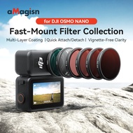 aMagisn UV ND CPL Lens Filters for DJI Osmo Nano Push In Lens Filter Neutral Density Polarizing Filt