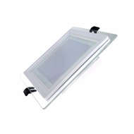 18W Led Panel Downlight Glass Square LED Ceiling Recessed Light Daylight8W Led Panel Downlight Glass