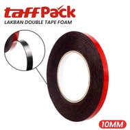 lakban double tape 3m perekat kuat lem kuat dinding high quality 10m - merah 20mm