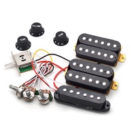ST electric guitar pickup line assembly with dual single and double pickup 500K potentiometer HSH 6.